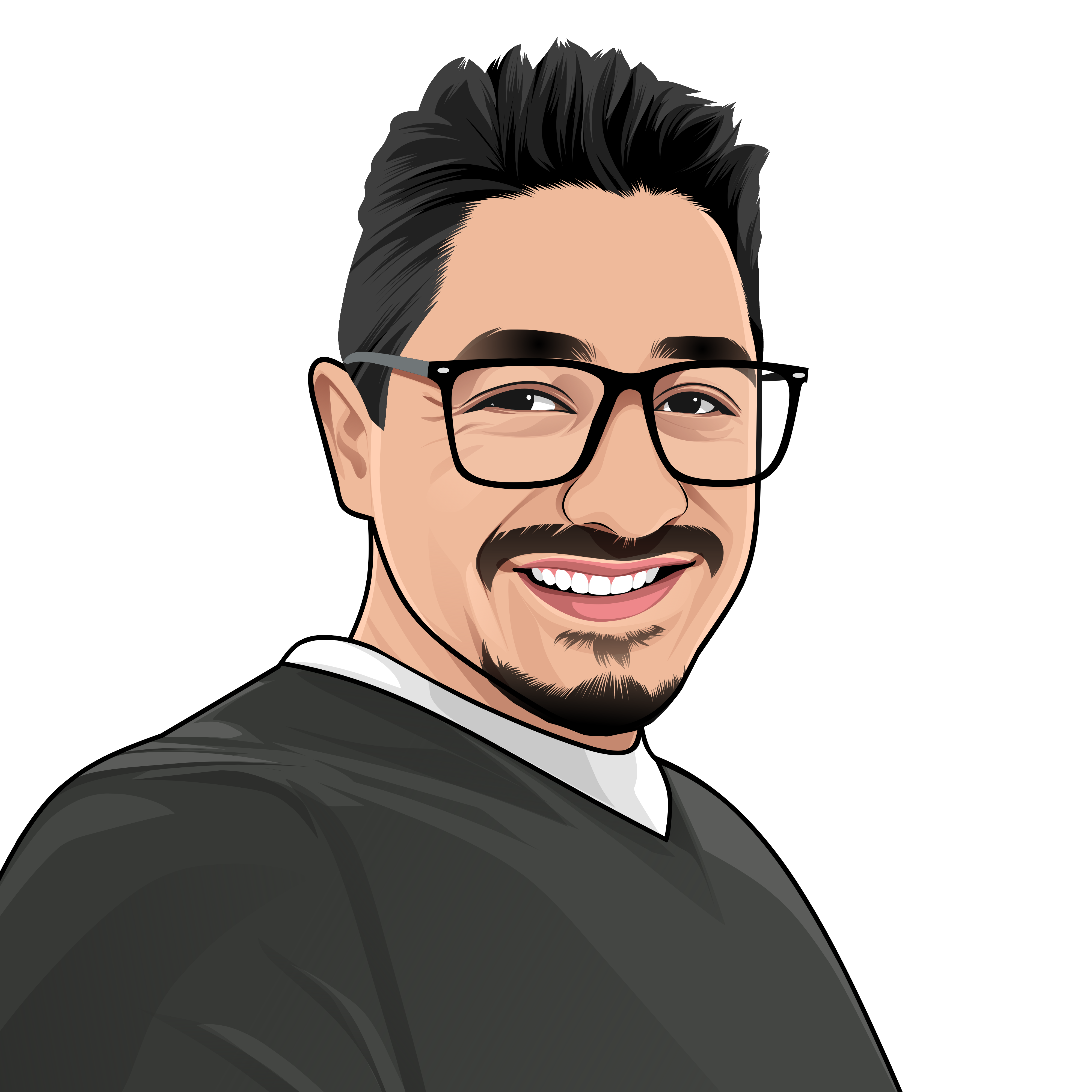 Caricatura de Érico Veriscimo